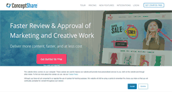 Desktop Screenshot of conceptshare.com